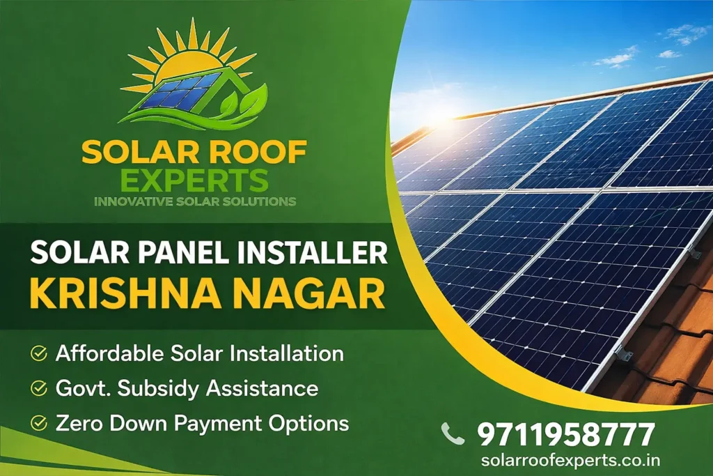 Solar Panel Installer Krishna Nagar - Solar Roof Experts